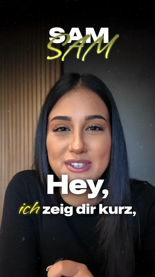 Alina erklärt, was du mit SAM konkret machen kannst